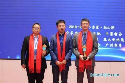 2018年度東莞市鋰電行業(yè)協(xié)會突出貢獻獎:正業(yè)科技與創(chuàng)明電池