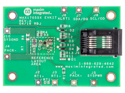 美信 電池管理開(kāi)發(fā)板 MAX17055XEVKIT