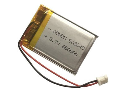 金凱能電池 3.7V 650mAh 603040LED燈美容儀鋰電池