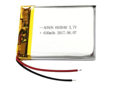 金凱能電池 603040-650mAh早教機(jī)故事機(jī)鋰電池