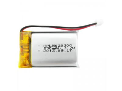 海芯電池Hysincere 502030 3.7V 250mAh聚合物鋰電池