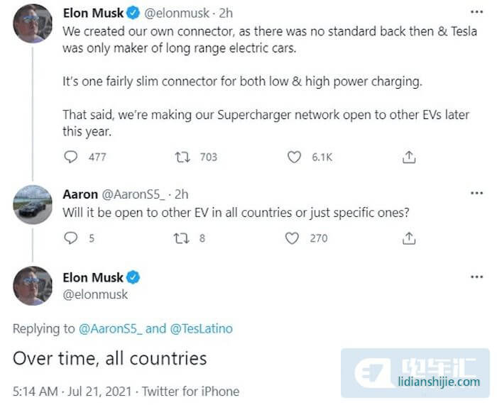 特斯拉在年底前將向其他電動汽車開放超級充電站網(wǎng)絡(luò)